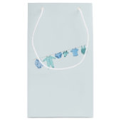 Baby Boy Baby Shower Kleine Geschenktüte (Rückseite)