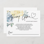 Baby Boy Baby Showspielkarten Begleitkarte (Vorne/Hinten)