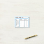Baby Boy - Baby Tracker Post-it Notes Klebezettel (Auf Schreibtisch)