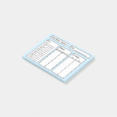 Baby Boy - Baby Tracker Post-it Notes Post-it Klebezettel (angewinkelt)