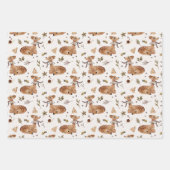 Baby Boy Baby Wild Animal Geschenkpapier Set (Vorderseite 2)