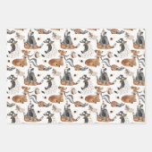 Baby Boy Baby Wild Animal Geschenkpapier Set (Vorderseite)