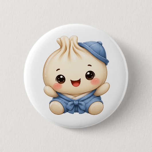 Baby Boy Bao Knopf Button (Vorderseite)