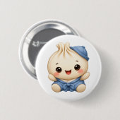 Baby Boy Bao Knopf Button (Vorne & Hinten)