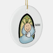 Baby Boy Baptisc Ornament (Rechts)