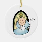 Baby Boy Baptisc Ornament (Vorne)