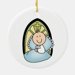 Baby Boy Baptisc Ornament
