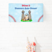 Baby Boy Baseball Baby Dusche Banner (InSitu)