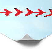 Baby Boy Baseball Baby Dusche Poster (Ecke)