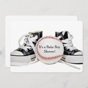 Baby Boy Baseball Dusche Einladung