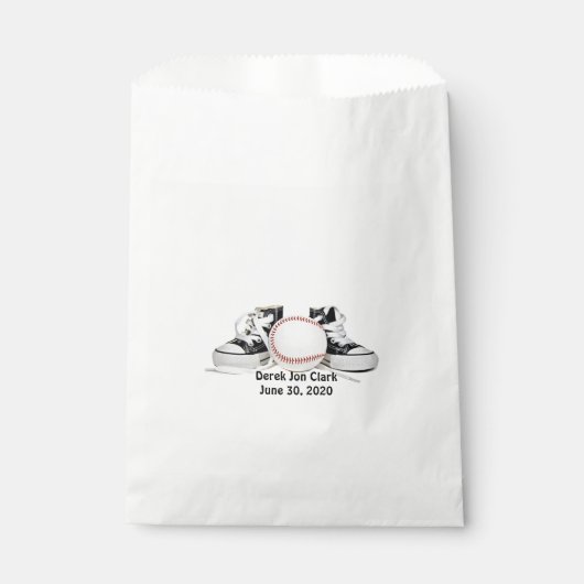 Baby Boy Baseball Geschenktütchen (Vorderseite)