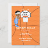 Baby Boy Basketball Geburtstagsparty Einladung (Vorderseite)