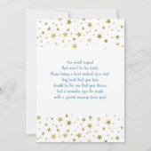 Baby Boy Bear Baby Shower Einladung (Rückseite)