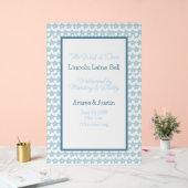 Baby Boy Begrüßungszeichen Acrylschild (Hochzeit)