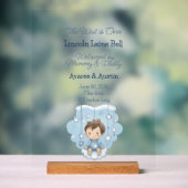 Baby Boy Begrüßungszeichen Acrylschild (Neutral)