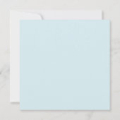 Baby Boy Birth Announcement - Blumenecken Ankündigung (Rückseite)