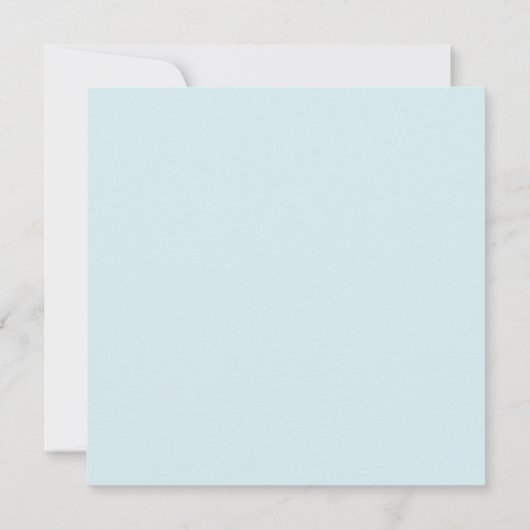 Baby Boy Birth Announcement - Blumenecken Ankündigung (Rückseite)