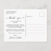 Baby Boy Birth Announcement Foto Postcard Ankündigungspostkarte (Rückseite)