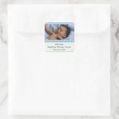 Baby Boy Birth Announcement Sticker (Tasche)