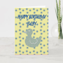 Baby Boy Birthday Grußkarte Karte