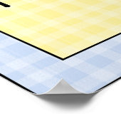 Baby Boy Blanket Poster Art Print (Ecke)