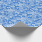 Baby Boy Blue Camouflage Packpapier (Ecke)