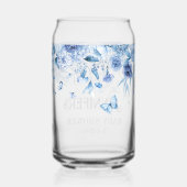 Baby Boy Blue Floral Drop Special Mama to be Dosenglas (Rückseite)