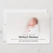 Baby Boy Blue Foto Einfach Niedlich gestreift Kari (Vorderseite)