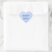 Baby Boy Blue Heart Sticker (Tasche)