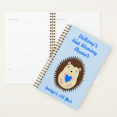 Baby Boy Blue Herz Igel Custom Planer (Anzeige)
