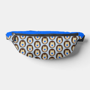Baby Boy Blue Herz Igel Gemustert Bauchtasche