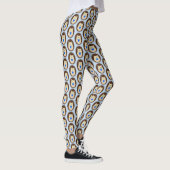 Baby Boy Blue Herz Igel gemustert Leggings (Rechts)
