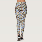 Baby Boy Blue Herz Igel gemustert Leggings (Rückseite)