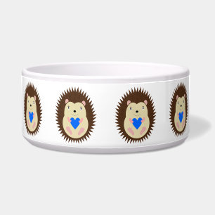 Baby Boy Blue Herz Igel Muster Napf