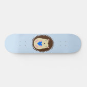 Baby Boy Blue Herz Igel Skateboard (Horizontal)