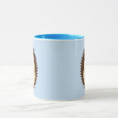 Baby Boy Blue Herz Igel Tasse (Zentrum)