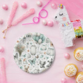 Baby Boy Blue Pappteller (Party)