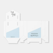 Baby Boy Blue Personalisiert Baby Dusche Geschenkschachtel (Ungefaltet)