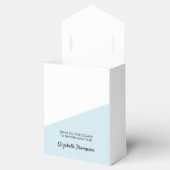 Baby Boy Blue Personalisiert Baby Dusche Geschenkschachtel (Geöffnet)