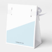 Baby Boy Blue Personalisiert Baby Dusche Geschenkschachtel (Rückseite)