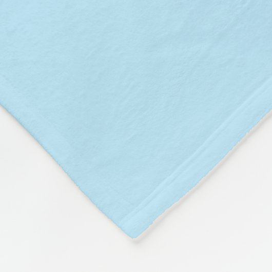 Baby Boy Blue Rattle Fleece Blanket (Ecke)