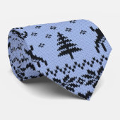 Baby Boy Blue Reindeer Sweater Weihnachten Krawatte (Gerollt)