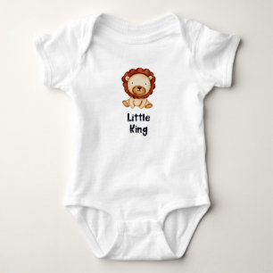 Baby Boy Bodysuit Little King Strampler