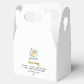 Baby Boy Braut Theme Gable Box Geschenkschachtel (Geöffnet)