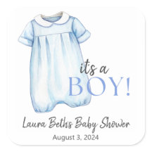 Baby Boy Bubble Stickers