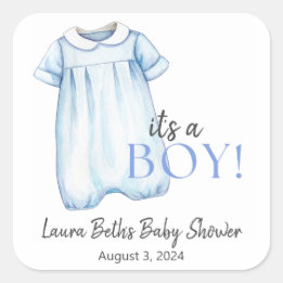 Baby Boy Bubble Stickers