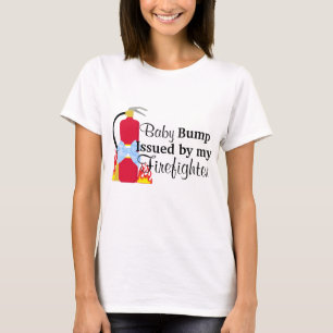 Baby Boy Bump von meiner Feuerwehrmütter T-Shirt