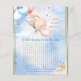 Baby Boy Bunny Baby Showspiel