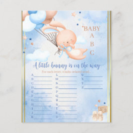 Baby Boy Bunny Baby Showspiel
