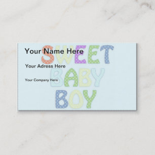 Baby Boy Business Card Visitenkarte
